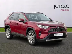 Red Used 2021 Toyota RAV4 Hybrid SUV | £27,500 (Fair price)