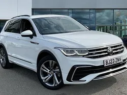 Pure white Used 2023 VW Tiguan R-line Edition SUV | £26,952 (Fair price)