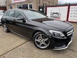 Black Used 2015 Mercedes C220 AMG line Estate | £12,500 (Fair price)