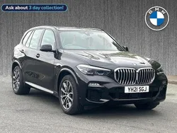 Black Used 2021 BMW X5 M Sport SUV | £41,499 (Good price)
