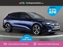Blue Used 2021 Audi e-tron Black Edition SUV | £30,197 (Fair price)
