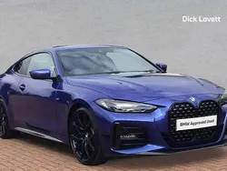 Blue Used 2021 BMW 420 M Sport Coupe | £25,995 (A bit pricey)