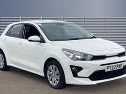 White Used 2022 Kia Rio Hatchback | £11,000 (Fair price)