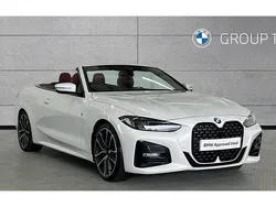 White Used 2021 BMW 420 M Sport Cabriolet | £32,990 (A bit pricey)