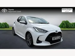 White Used 2023 Toyota Yaris Hybrid Hatchback | £19,357 (Fair price)