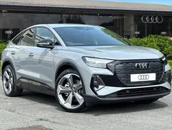 Grey New 2025 Audi Q4 Sportback e-tron Black Edition SUV | £48,860 (Super price)