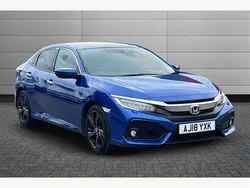 Blue Used 2018 Honda Civic Sport Hatchback | £15,295 (Fair price)
