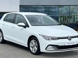 White Used 2021 VW Golf VIII Life Hatchback | £16,381 (Good price)