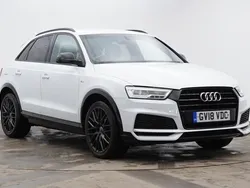 White Used 2018 Audi Q3 Black Edition SUV | £14,995 (Fair price)