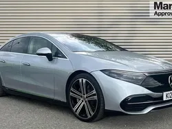 Silver Used 2022 Mercedes EQS450+ Exclusive Luxury Sedan | £48,009 (Good price)