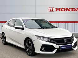 White Used 2019 Honda Civic SR Hatchback | £10,751 (Fair price)