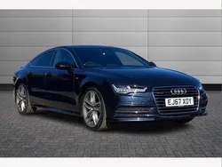 Blue Used 2017 Audi A7 Black Edition Hatchback | £19,995 (Good price)