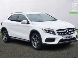 White Used 2018 Mercedes GLA200 AMG line SUV | £16,299 (Fair price)