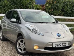 Silver Used 2015 Nissan Leaf Acenta Hatchback | £3,495 (Fair price)