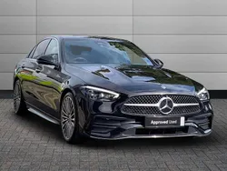 Black Used 2022 Mercedes C220 AMG Line Premium Sedan | £29,990 (Fair price)