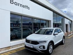 White Used 2022 VW T-Roc Life SUV | £18,499 (Fair price)