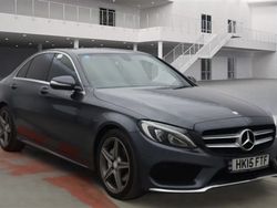 Grey Used 2015 Mercedes C220 AMG line Sedan | £10,000 (A bit pricey)