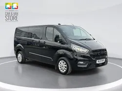 Black Used 2021 Ford Transit Custom Limited Van | £19,499 (Fair price)