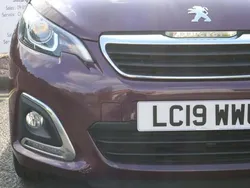 Purple Used 2019 Peugeot 108 Allure Hatchback | £8,190 (Fair price)