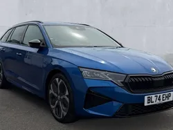 Race blue New 2025 Skoda Octavia vRS Estate | £35,375