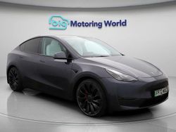 Grey Used 2022 Tesla Model Y Performance SUV | £29,700 (Fair price)