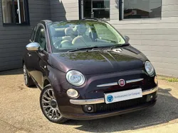 Mauve/purple Used 2013 Fiat 500 Lounge Cabriolet | £3,495 (Fair price)