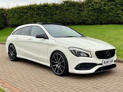 White Used 2017 Mercedes CLA220 Shooting Brake AMG line Estate | £13,950 (Fair price)