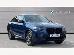 Blue Used 2022 BMW X4 M Sport SUV | £36,995 (Fair price)