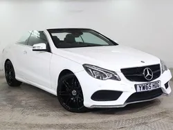 White Used 2015 Mercedes E220 AMG line Cabriolet | £11,975 (A bit pricey)