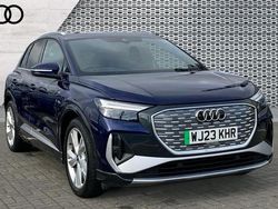 Blue Used 2023 Audi Q4 e-tron S-Line SUV | £26,972 (Fair price)
