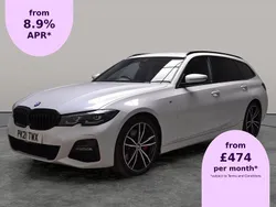 White Used 2021 BMW 320e M Sport Estate | £29,888 (Fair price)