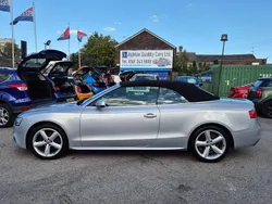 Silver Used 2013 Audi A5 Cabriolet S-Line Cabriolet | £6,895 (Good price)