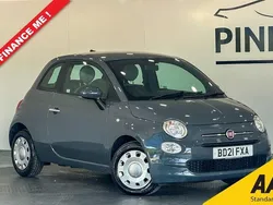 Grey Used 2021 Fiat 500 Pop Hatchback | £7,999 (Good price)