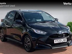 Black Used 2023 Toyota Yaris Hybrid Design Hatchback | £17,494 (Fair price)