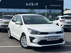 White Used 2022 Kia Rio Hatchback | £11,995 (Fair price)