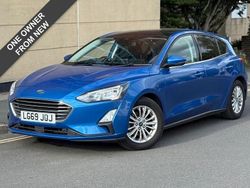 Blue Used 2019 Ford Focus Titanium Hatchback | £10,995 (Fair price)
