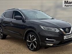 Black Used 2018 Nissan Qashqai Tekna SUV | £8,990