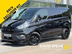 Shadow black (metallic paint) Used 2022 Ford Transit Custom Limited Estate | £23,990 (Good price)