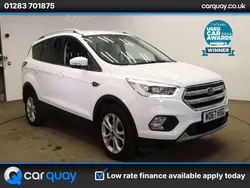 White Used 2018 Ford Kuga Titanium SUV | £11,495 (Fair price)