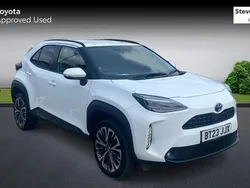 White Used 2023 Toyota Yaris Hybrid Hatchback | £23,730