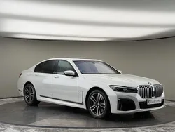 Mineral white Used 2022 BMW 740 M Sport Sedan | £35,750 (Fair price)