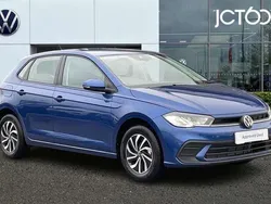 Blue Used 2022 VW Polo Life Hatchback | £15,395 (Fair price)