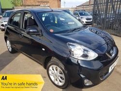 Black Used 2016 Nissan Micra Acenta Hatchback | £4,495 (Fair price)