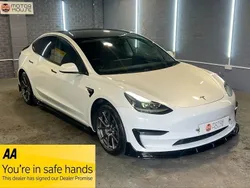 White Used 2021 Tesla Model 3 Long Range Sedan | £14,490 (Fair price)