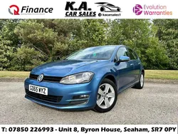 Blue Used 2015 VW Golf VII Match Hatchback | £9,499 (Fair price)