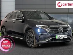 Blue Used 2020 Mercedes EQC400 AMG line SUV | £25,990 (A bit pricey)
