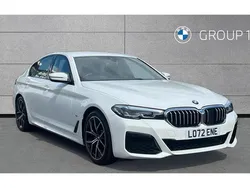 White Used 2022 BMW 520 M Sport Sedan | £29,990 (Fair price)