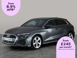 Grey Used 2022 Audi A3 Sportback S-Line Hatchback | £18,185 (Fair price)