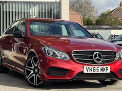 Red Used 2015 Mercedes E300 AMG Sedan | £10,995