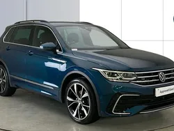 Blue Used 2022 VW Tiguan R-line SUV | £28,500 (Fair price)